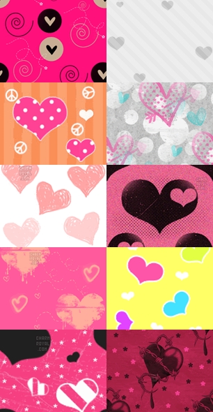 Heart Pattern Set 1