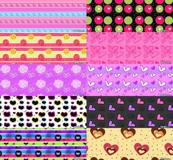 Love Pattern Set 2