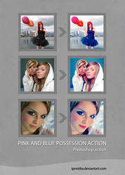 pink and blue possession