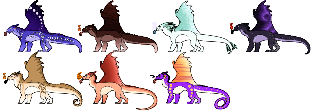 Wings of Fire Adoptables: Open by night-hawk0913 on DeviantArt