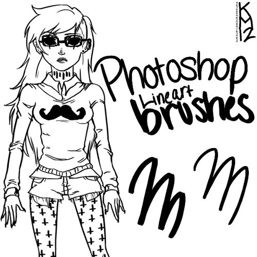 Lineart Brush by PandaBeans on DeviantArt