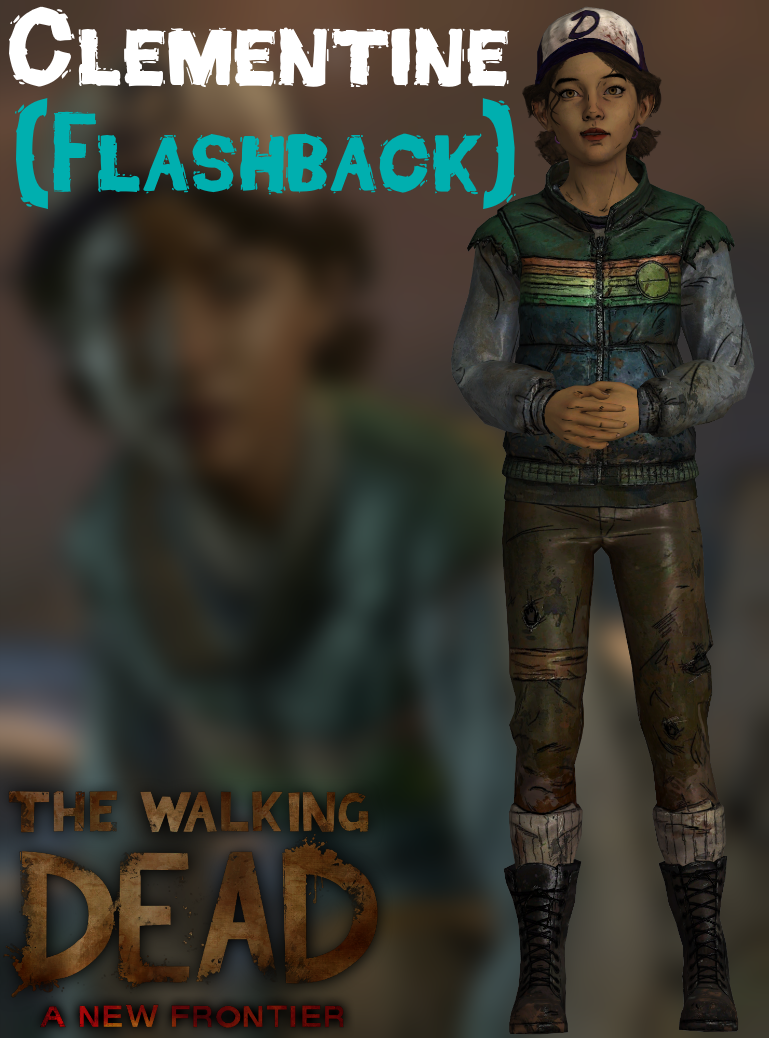 Clementine (Episodes 1 and 4 Flashback) - The Walking Dead: A New Frontier Minecraft Skin