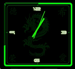 Chinese-Green-Animated-Clock 2-3-2