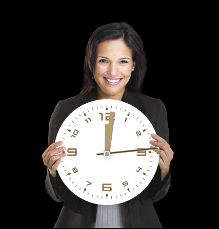 Woman-Clock 4-4-3