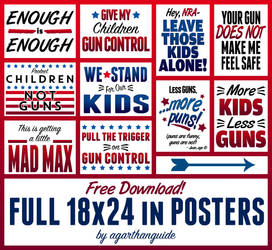 GUN CONTROL SIGNS FOR FREE DOWNLOAD