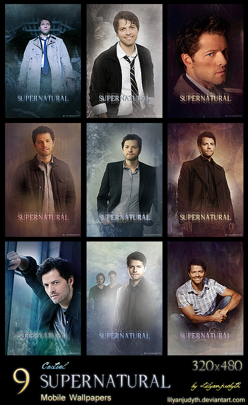 SPN - Castiel (Mobile Wallpaper)