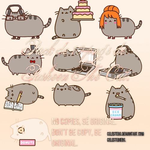 +PACK DE PUSHEEN CAT.