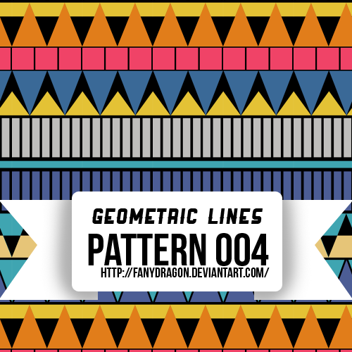 Pattern 004 - Geometric Lines by fanydragon on DeviantArt