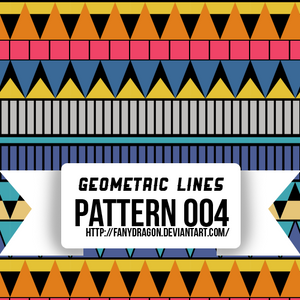 Pattern 004 - Geometric Lines