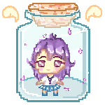 OC Trapped in a Bottle..! by freezingfeathers