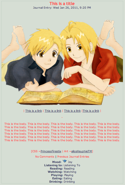 FMA Book Worms Skin v2.0