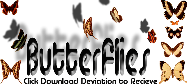 Butterflies for Photoshop