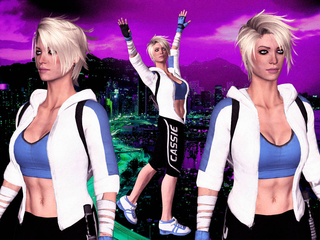 MKX Cassie Cage Alt Better Hair Mod 2 XPS by