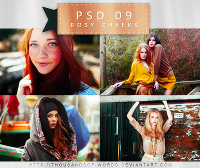 PSD COLORING 09 | Rosy Cheeks