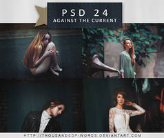 PSD COLORING 24 | Against The Current