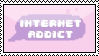 F2U - Internet addict stamp