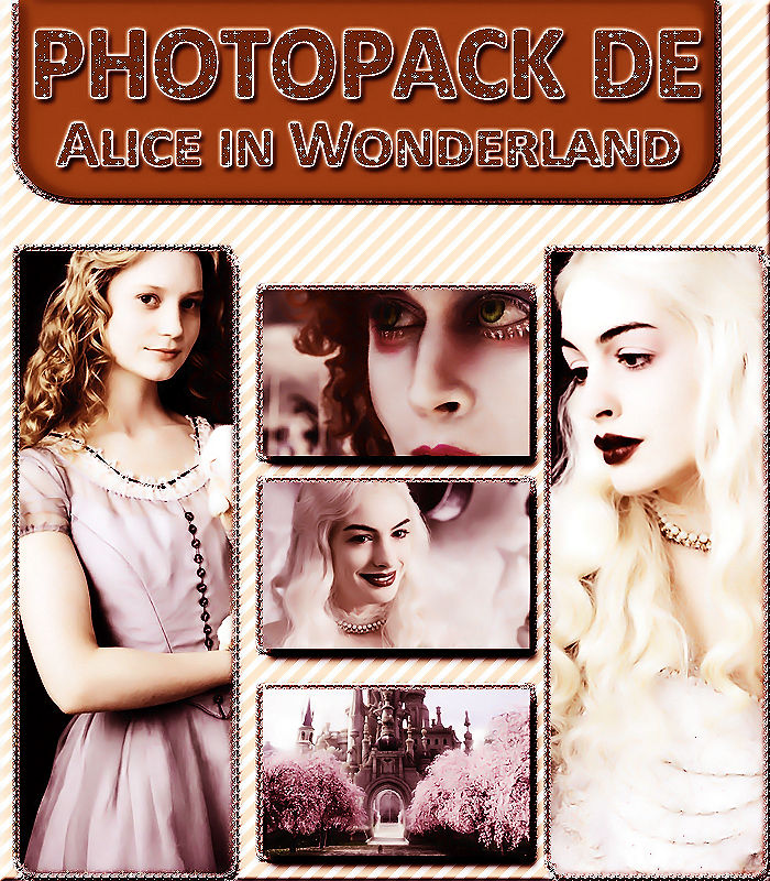 Photopack Alice in Wonderland (2010) by MillenniumPhotopacks on DeviantArt