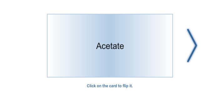 Flash Cards Example (Chemistry)