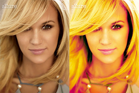 Carrie Underwood Coloring .PSD
