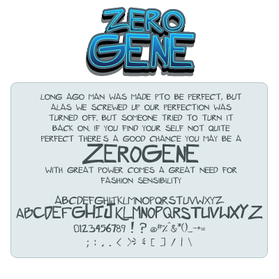 Font: Zerogene