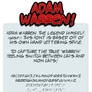 Adam Warren Font