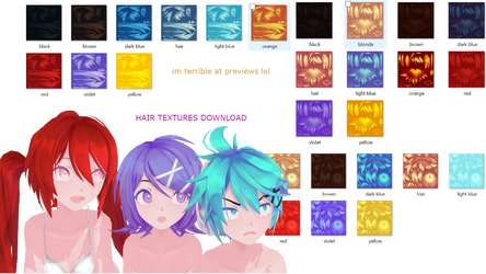 Textures Hair On Mmd Mall Deviantart