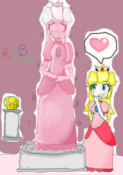 Peach's New Statue