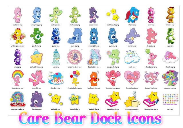 Care Bear Dock Icons By ShaiBrooklyn On DeviantArt