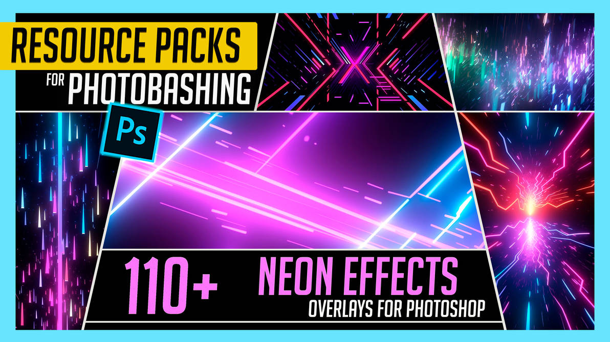 PHOTOBASH 110+ Neon Overlay Effects by Blazgad on DeviantArt