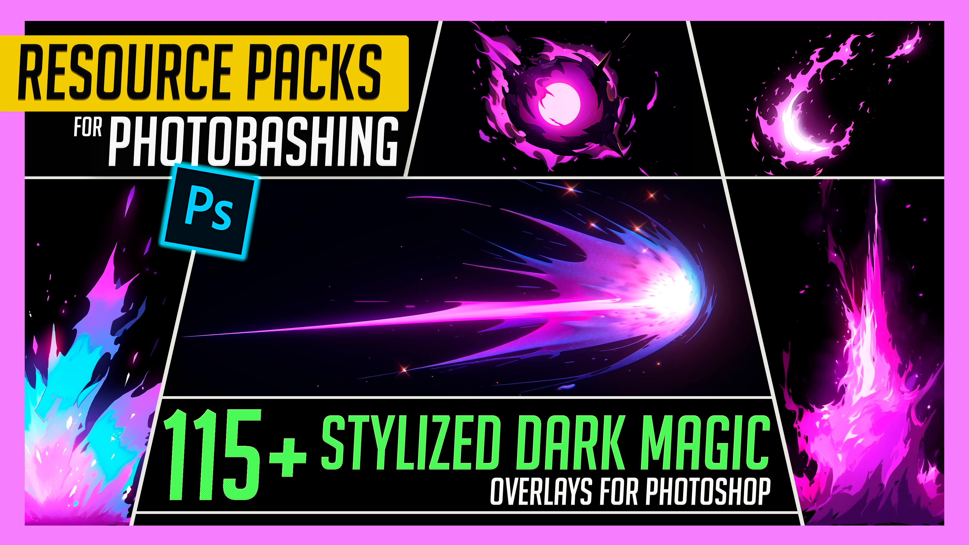 PHOTOBASH 115+ Stylized Dark Magic Overlay Effects by Blazgad on DeviantArt