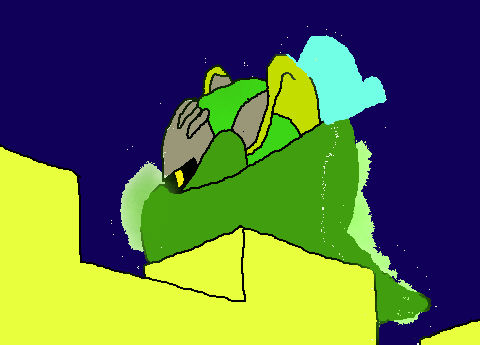 Ghost Meta Knight on a Wall by KadiAnnWright on DeviantArt