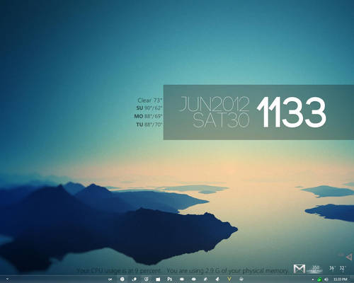 Simplistic Rainmeter theme V2.0