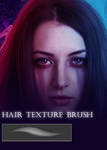 Hair texture brush