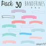 Pack: 30 banderines PNG