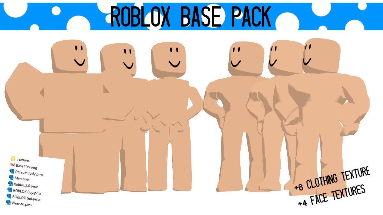 Mmd Download Roblox Base Pack Updated By Reeceplays On Deviantart