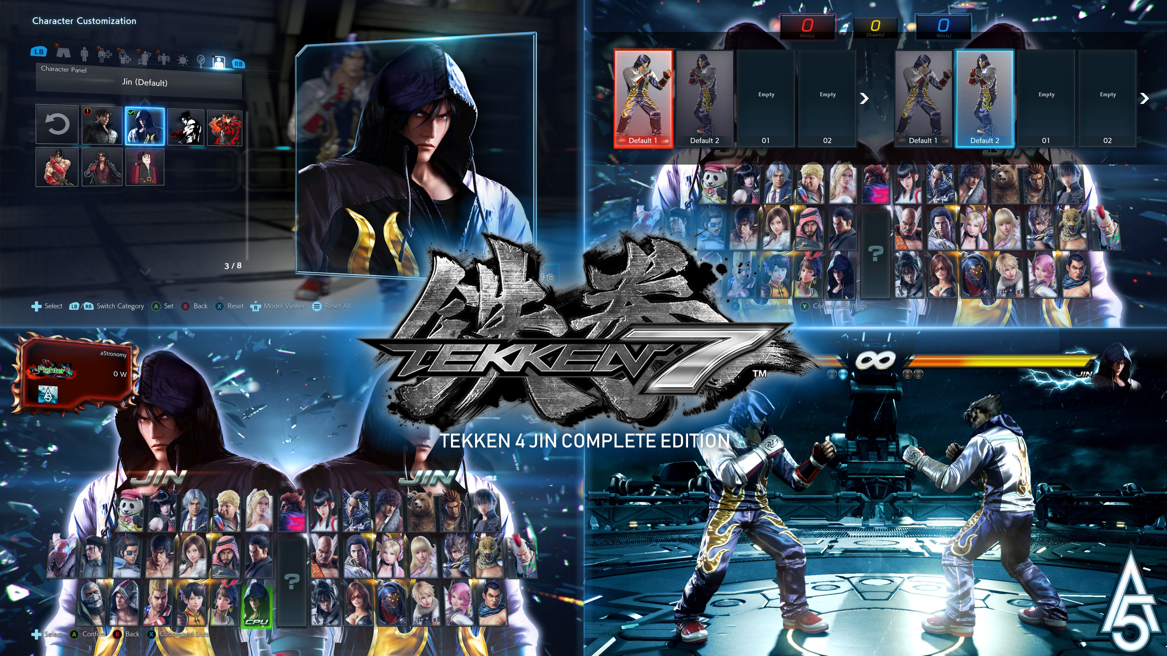 Tekken 7 - Tekken 4 Jin Complete Edition - Mod V2 by a5tronomy on DeviantArt