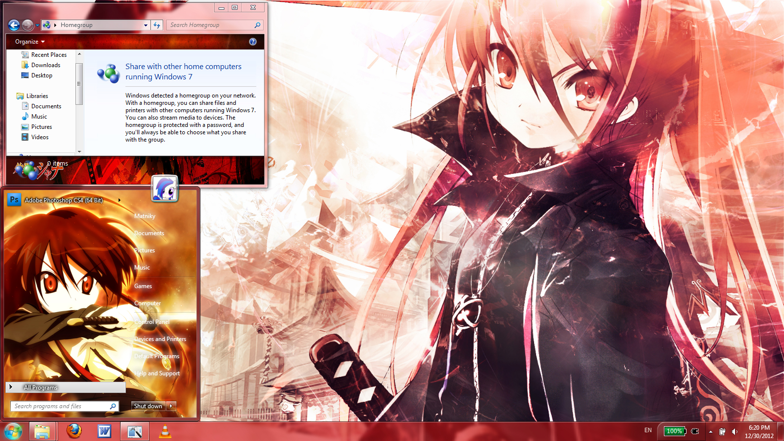 Theme Anime Windows 7 and xp - Forums 