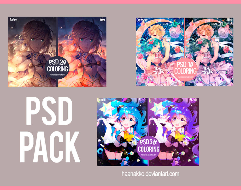 PSD PACK by Haanakko on DeviantArt