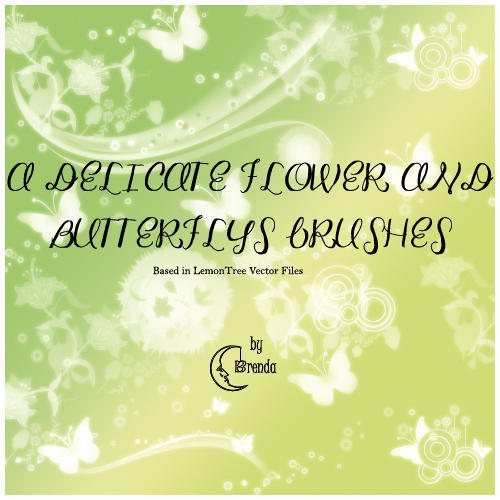 Butterfly and Flowers Brushes by Coby17 on DeviantArt