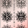 Orientals Simbols in Lotus