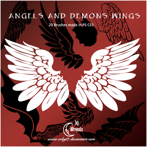 Angels And Demons Wings Brushe