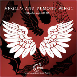 Angels And Demons Wings Brushe