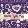 Decorative Hearts Photoshop Brushes