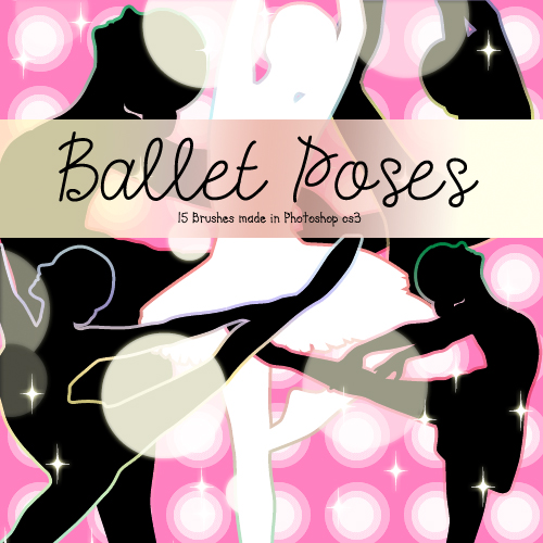 Ballet Poses Photoshop Brushes