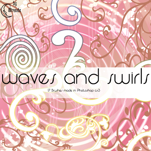 Waves and Swirls Brushes