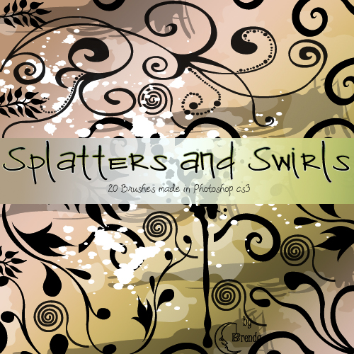 Swirls and Splatters Brushes