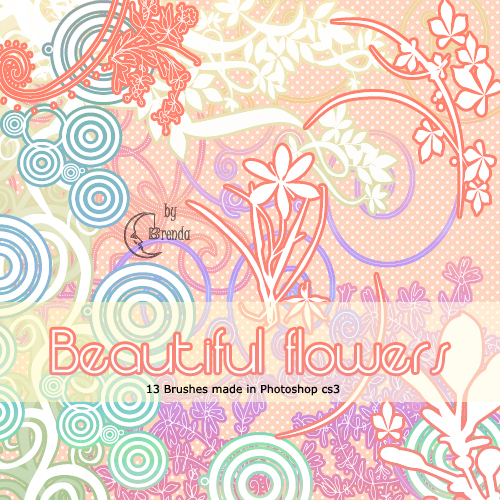 Beautiful Flowers Brushes