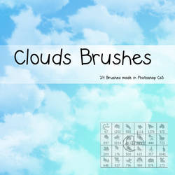 Clouds Photoshop Brushes by Coby17