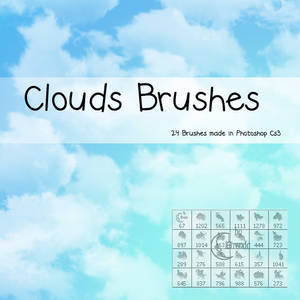 Clouds Photoshop Brushes