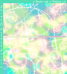 Shiny Dotted Swirls Photoshop Brushes